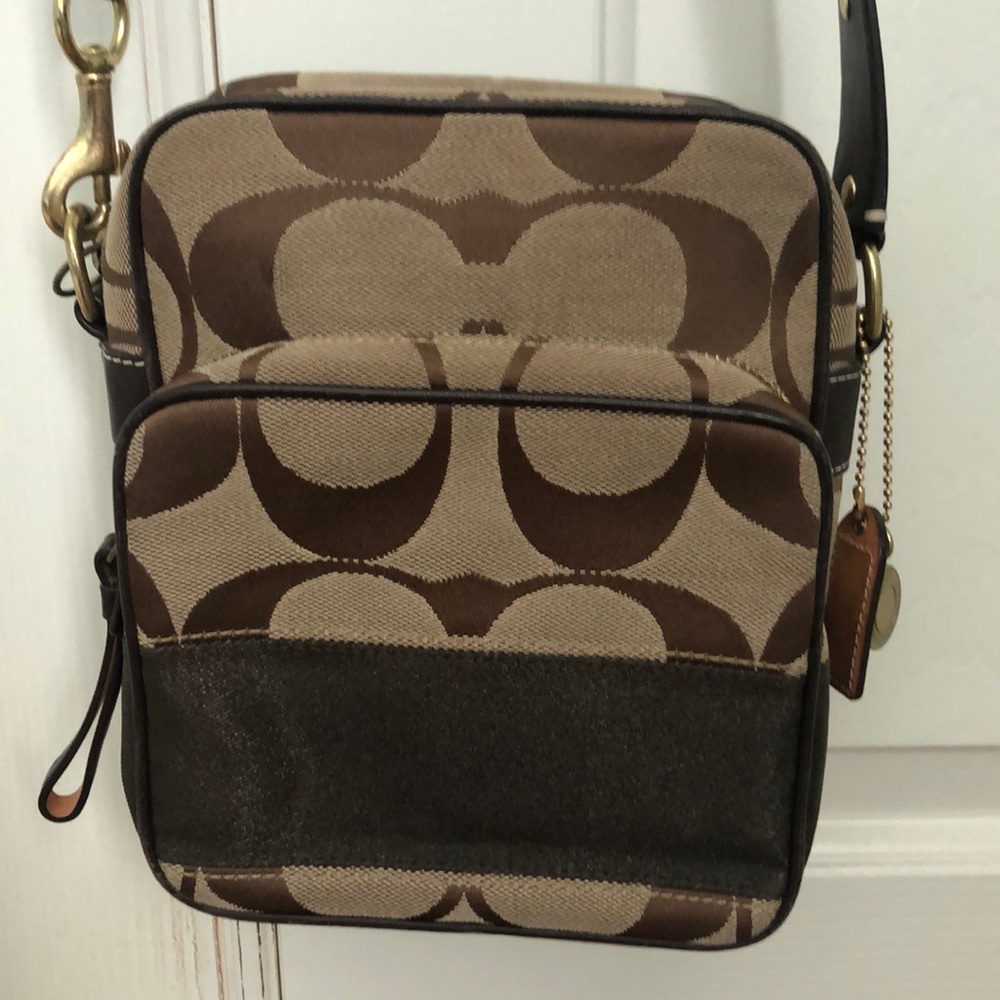 Coach Crossbody Purse with Three Compartments